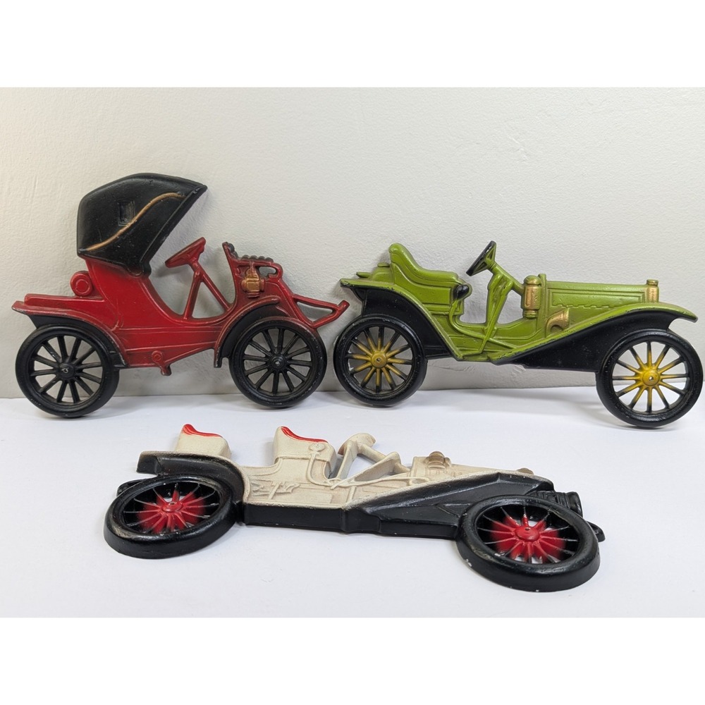 Midwest Cast Metal‎ Antique Car Auto Vintage Decor Set of 3